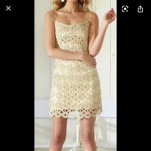 Lily Pulitzer dress Gold Sz. 2